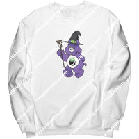 Witch Bear Gildan Crewneck Sweatshirt 2 / White S Apparel