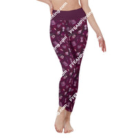 Witchy Potions All-Over Print Womens High Waist Leggings | Side Stitch Closure 2Xl / White