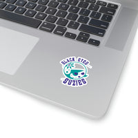 Free State Roller Derby Black Eyed Susies Kiss-Cut Stickers