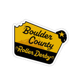 Boulder County Roller Derby Die-Cut Stickers