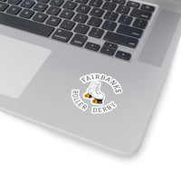 Fairbanks Roller Derby Round Logo Kiss-Cut Stickers
