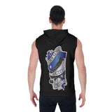 Carson Victory Rollers Carson City Chaos Men's Zip-Up Sleeveless Hoodie