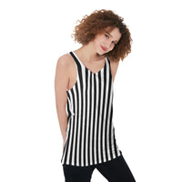 Women's Tank Top Referee Top | Jersey Fabric