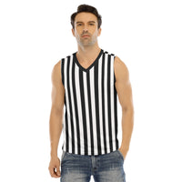 V-neck Referee Tank | Poly Sport Fabric