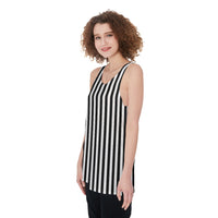 Women's Tank Top Referee Top | Jersey Fabric