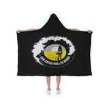San Diego Roller Derby Hooded blanket With Soft Fleece Lining