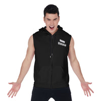 Carson Victory Rollers Carson City Chaos Men's Zip-Up Sleeveless Hoodie