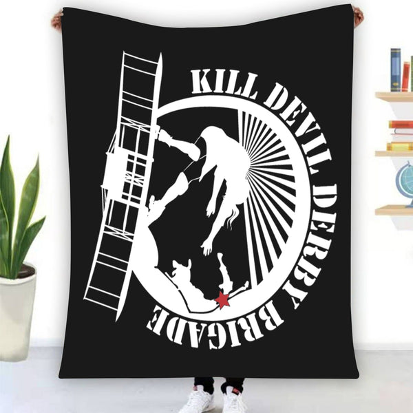 Kill Devil Derby Brigade Single-Side Printing Flannel Blanket