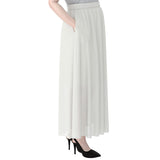 All-Over Print Women's Maxi Chiffon Skirts With Lining