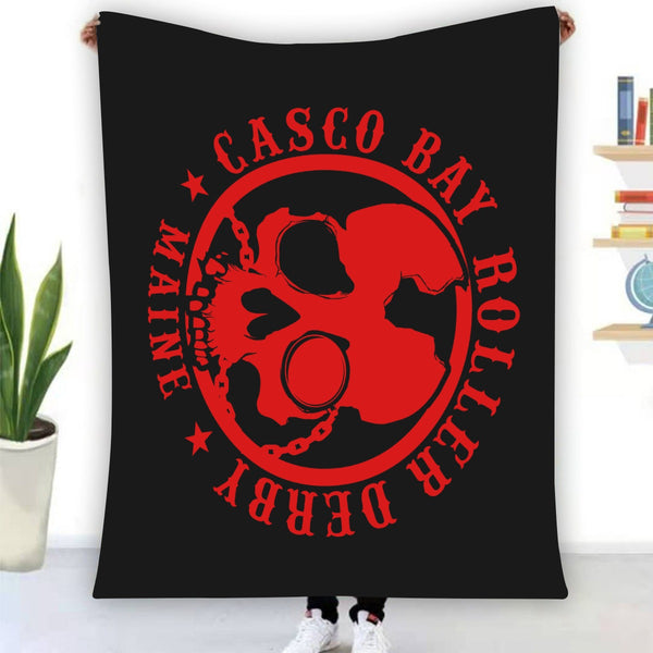 Casco Bay Roller Derby Blanket