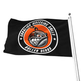 Carolina Wreckingballs Roller Derby All-Over Print Flag