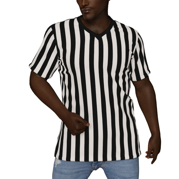 V-Neck Referee Top | Jersey Fabric
