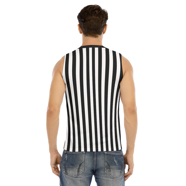 V-neck Referee Tank | Poly Sport Fabric