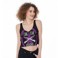 Lone Star Assassins All-Over Print Crop-Tank Top
