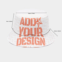 All Over Print Custom Bucket Fisherman hat