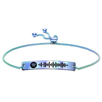 Custom Spotify Playlist Scannable Bracelet (5 colors!)
