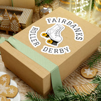 Fairbanks Roller Derby Round Logo Kiss-Cut Stickers