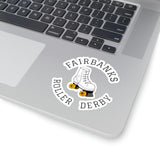 Fairbanks Roller Derby Round Logo Kiss-Cut Stickers