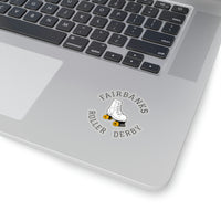 Fairbanks Roller Derby Round Logo Kiss-Cut Stickers