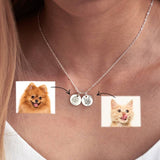 Pet Portrait Name Necklace