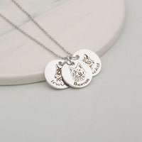 Pet Portrait Name Necklace