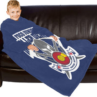 FOCO Jr Roller Derby Sherpa Lined Snuggle Blanket