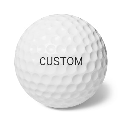CUSTOM Golf Balls, 6pcs