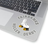 Fairbanks Roller Derby Round Logo Kiss-Cut Stickers