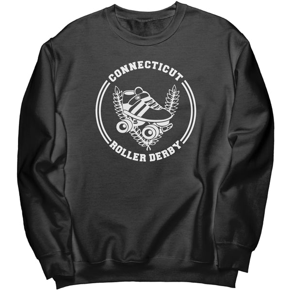 Connecticut Roller Derby Outerwear White Logo (6 Cuts!)