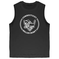 Connecticut Roller Derby Tanks White Logo (5 Cuts!)