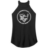 Connecticut Roller Derby Tanks White Logo (5 Cuts!)