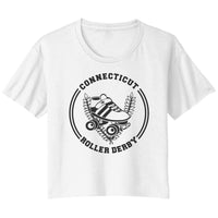 Connecticut Roller Derby Tees Black Logo (5 Cuts!)