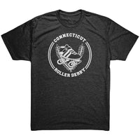 Connecticut Roller Derby Tees White Logo (5 Cuts!)