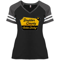 Boulder County Roller Derby Fitted Vintage Tee
