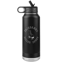 Fairbanks Round Logo Roller Derby 32oz Water Bottle