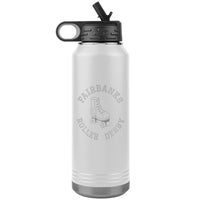 Fairbanks Round Logo Roller Derby 32oz Water Bottle