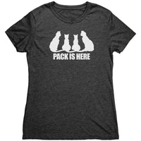 Pack is Here Roller Derby Cat Tee (5 Cuts!)