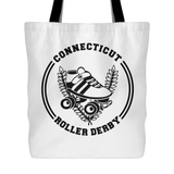 Connecticut Roller Derby Tote Bag