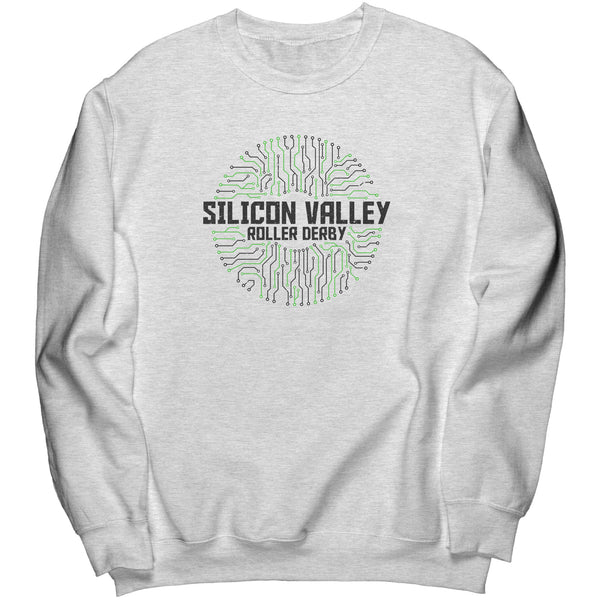 Silicon Valley Roller Derby Outerwear Black Circuit Logo (6 Cuts!)
