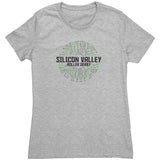 Silicon Valley Roller Derby Tees Black Circuit Logo (6 Cuts!)