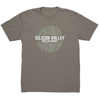 Silicon Valley Roller Derby Tees White Circuit Logo (6 Cuts!)