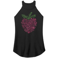 Strawberry City Roller Derby Berry Logo Tanks (6 Cuts)