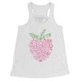 Strawberry City Roller Derby Berry Logo Tanks (6 Cuts)