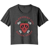 Strawberry City Roller Derby Logo Tees (5 Cuts!)