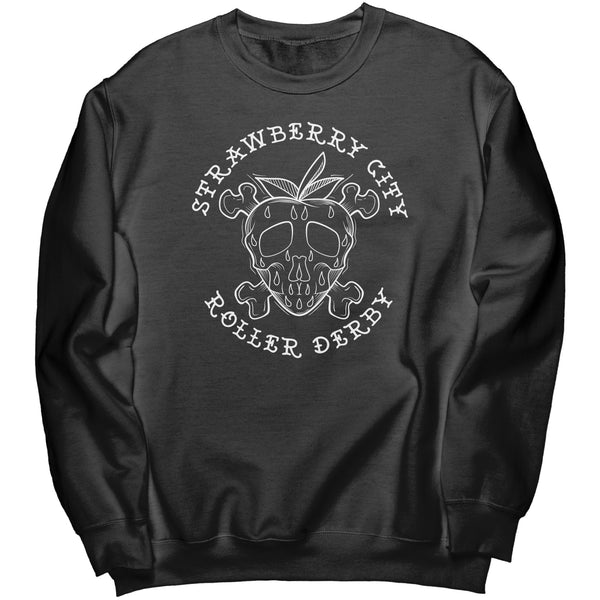 Strawberry City Roller Derby White Logo Outerwear (5 Cuts)