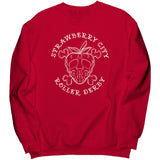 Strawberry City Roller Derby White Logo Outerwear (5 Cuts)
