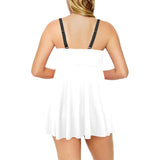 Design Your Own! Chest Pleat Swim Dress Up to 5x!