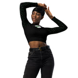 Silicon Valley Roller Derby Recycled long-sleeve crop top