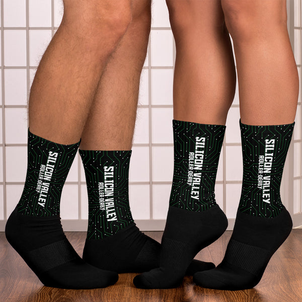 Silicon Valley Roller Derby Socks
