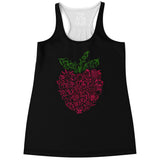 Strawberry City Roller Derby Flowy Racerback Tank Top - Sublimation Print